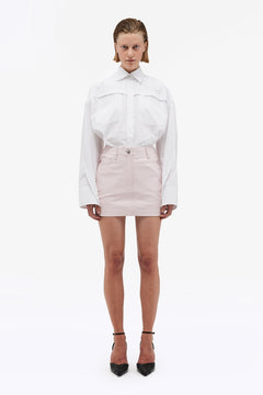 Leather Mini Skirt - Ballerina