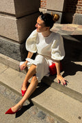 Reno Pastis Long Dress - Crème