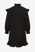 Reno Ruby Ruffle Dress - Svart