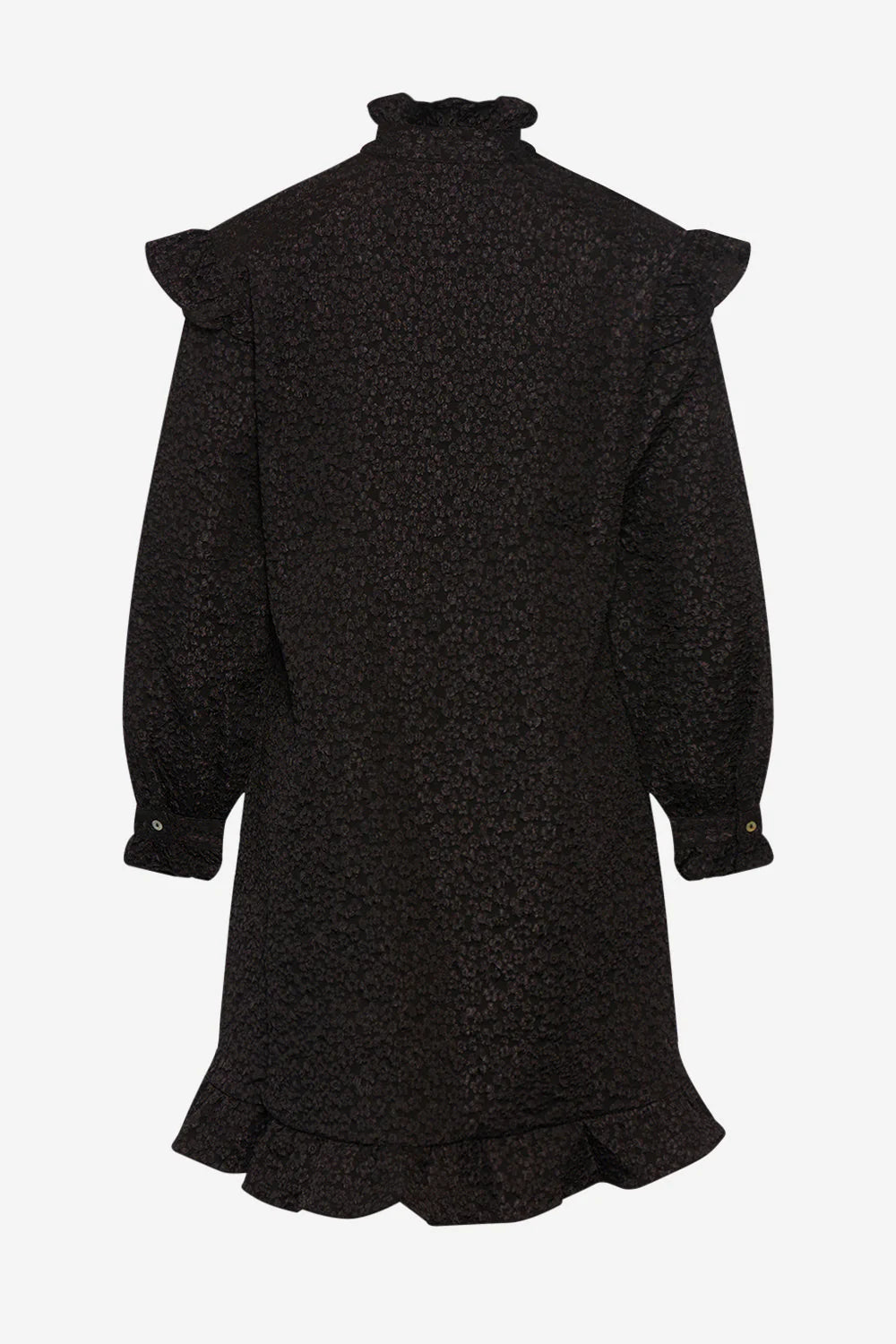 Reno Ruby Ruffle Dress - Svart