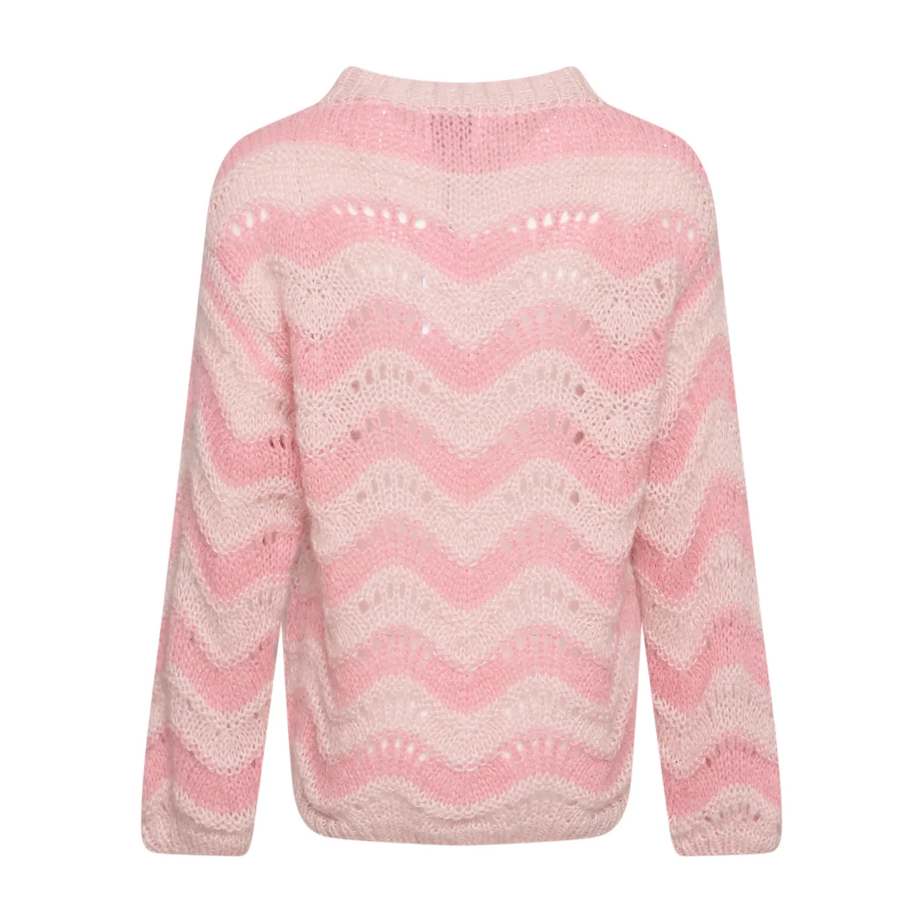 Panama Knit Jumper - Rose/Cream