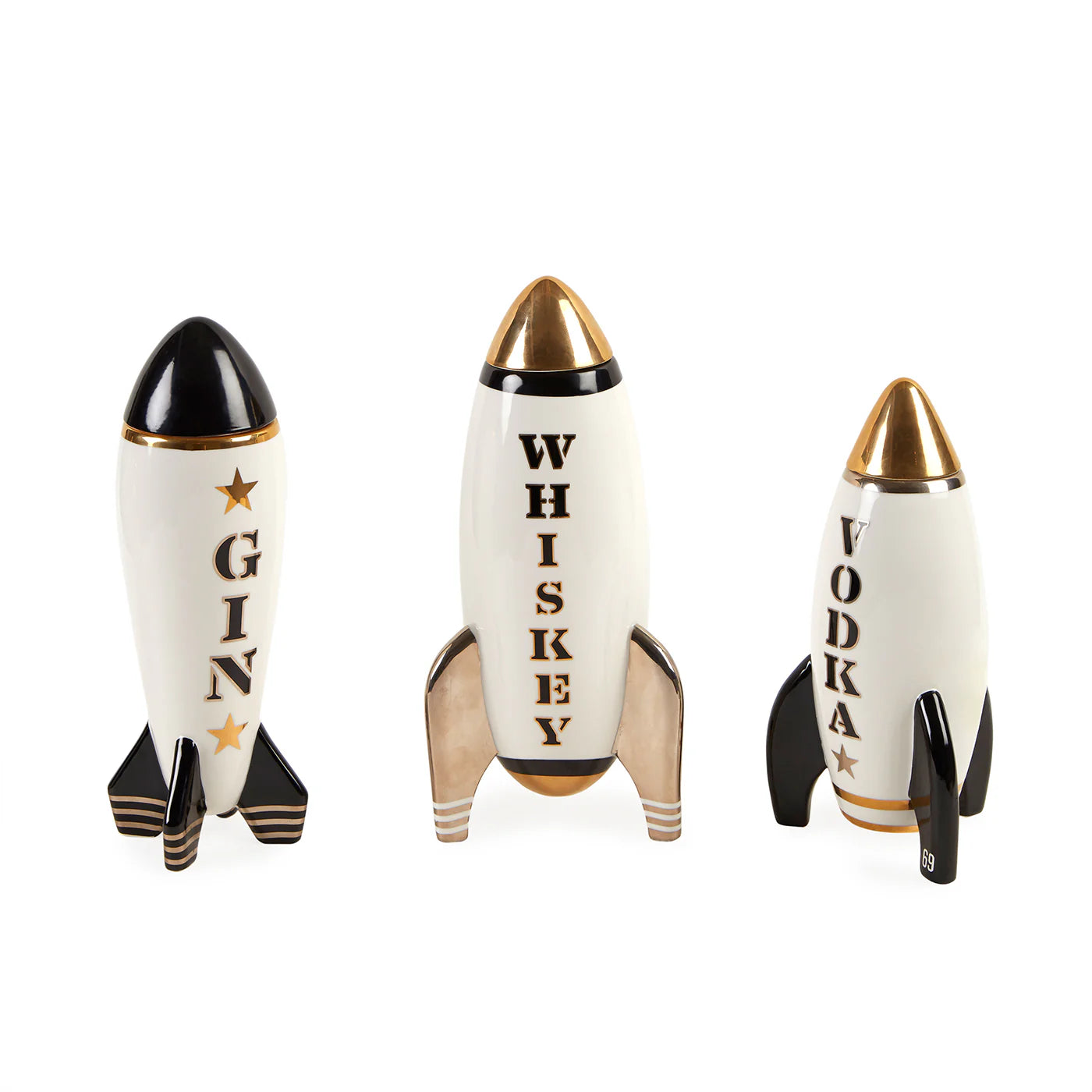 Rocket Decanter Vodka - Vit