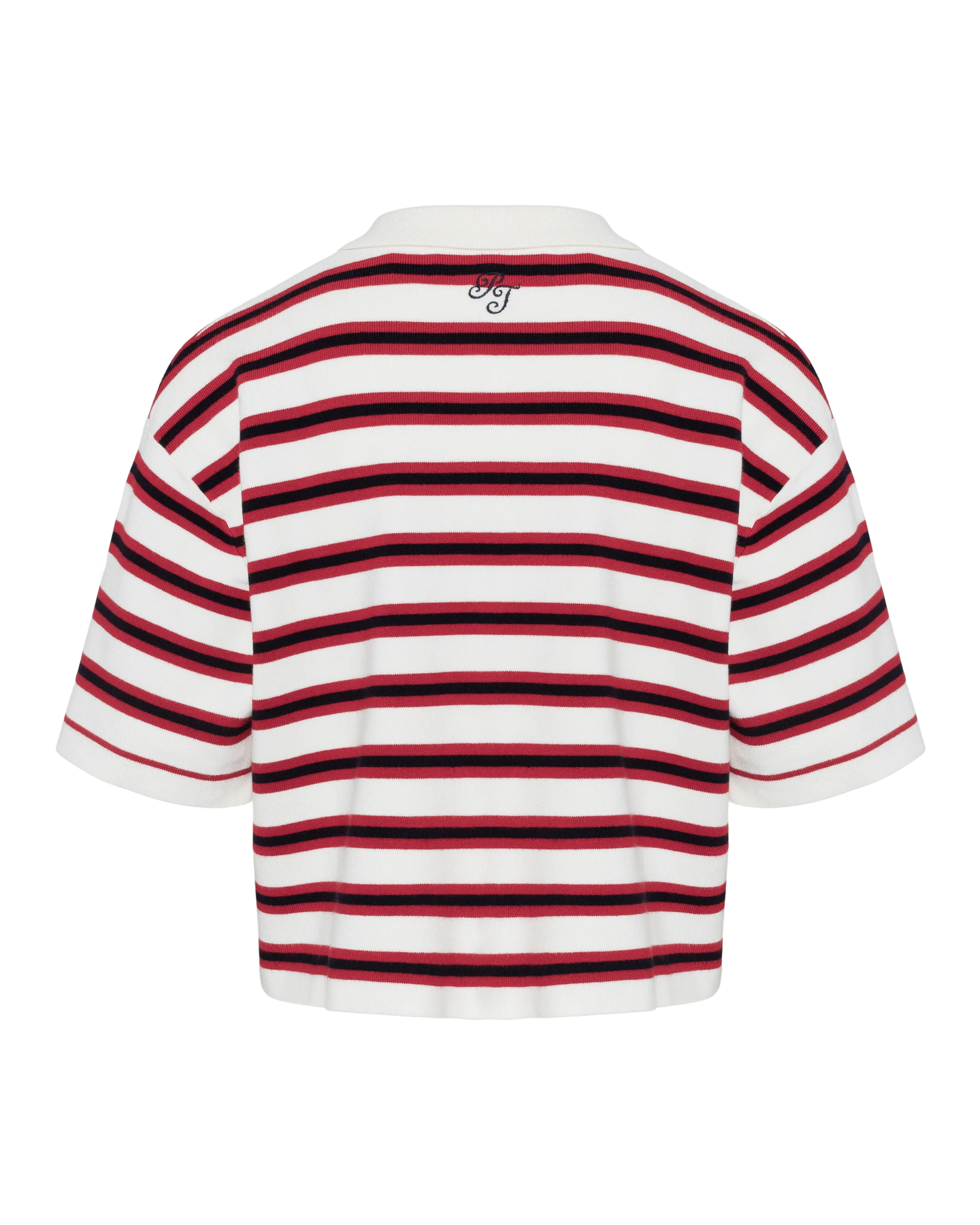 Ros T-Shirt - Röd/Marinblå