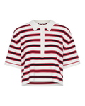 Ros T-Shirt - Röd/Marinblå