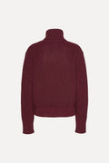 Knit Turtleneck Jumper - Zinfandel
