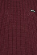 Knit Turtleneck Jumper - Zinfandel