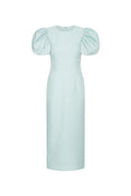 Jacquard Midi Puffy Dress - Plein Air