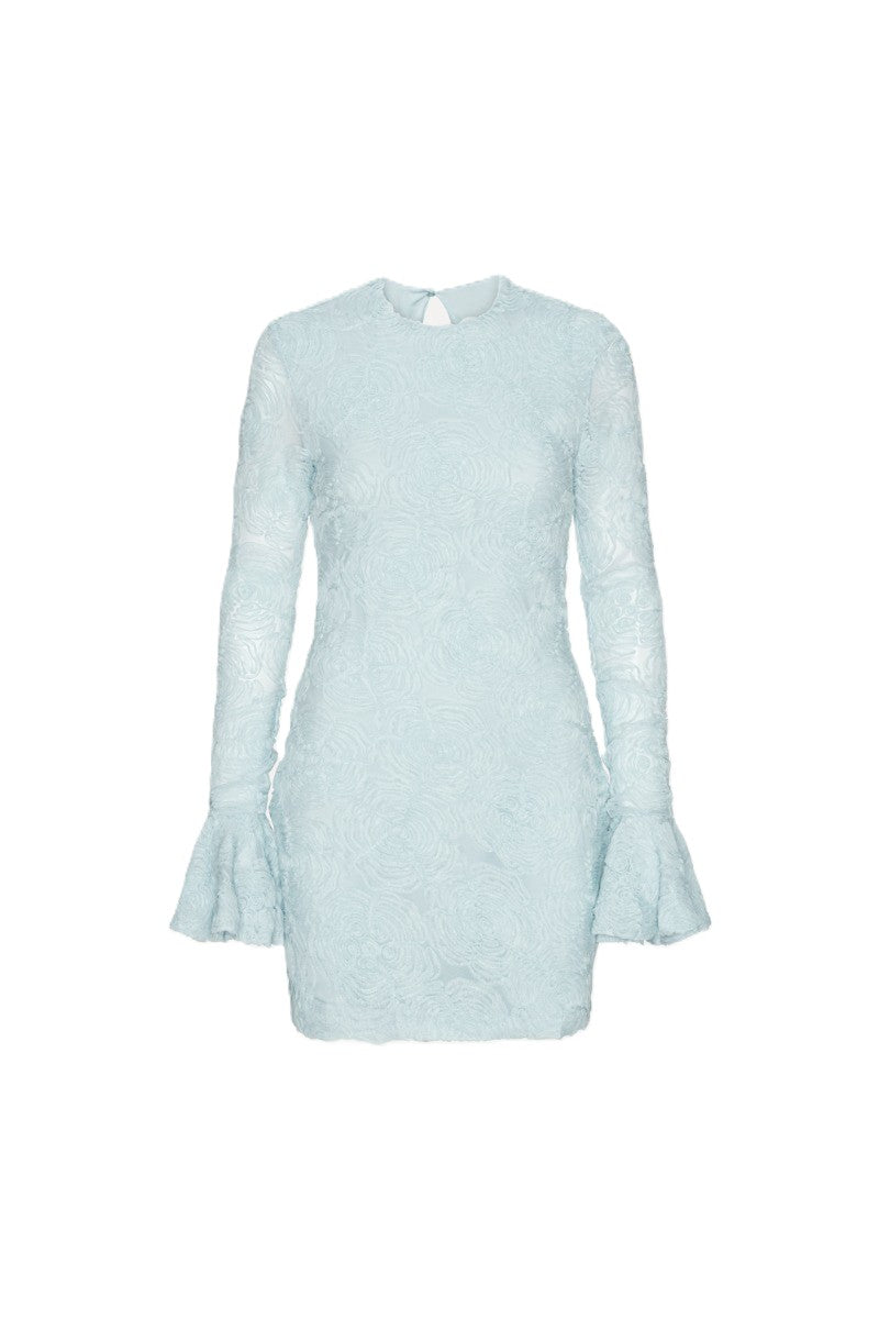 Mesh Frill Mini Dress - Plein Air