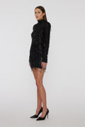 Sequin Mini Dress - Black