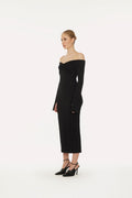 Off Shoulder Dress - Black