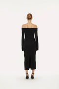 Off Shoulder Dress - Black