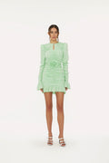Mini Rose Belt Dress - Fennel Flower / Grayed Jade