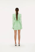Mini Rose Belt Dress - Fennel Flower / Grayed Jade