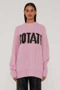 Oversized Knit Jumper - Lilac Sachet