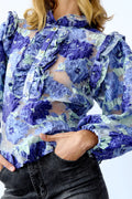 Rowan Blouse - Purple Mint Mix