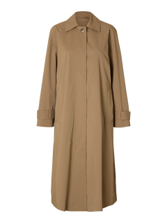Corrie Long Coat - Sepia Tint