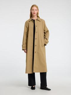 Corrie Long Coat - Sepia Tint