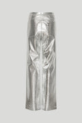 Textured Pants - Silver