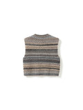 Gio Knit Vest - Light Grey Mix