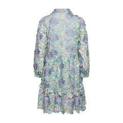 Star Ls Dress - Blue Mix