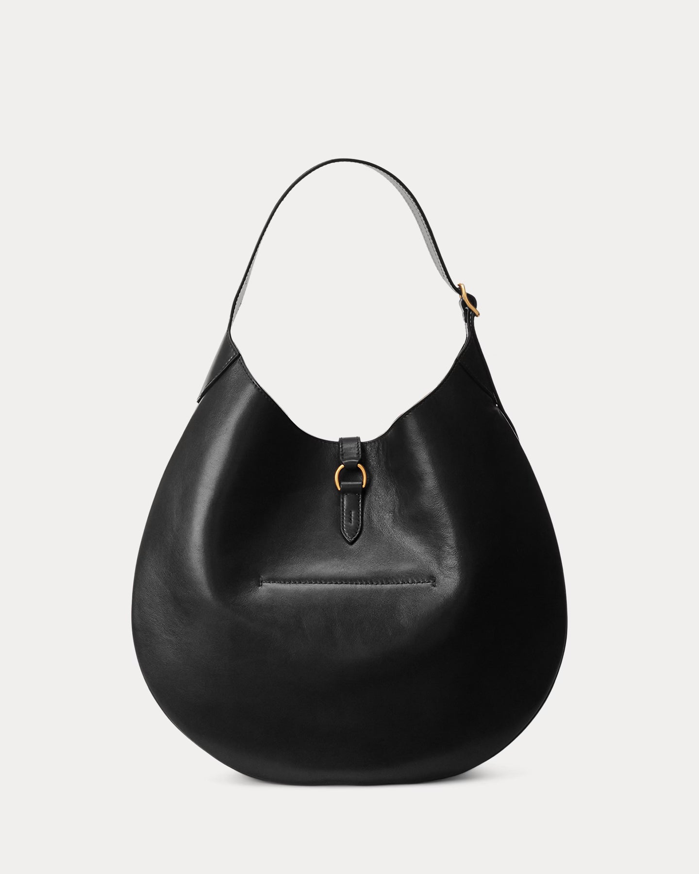 Polo Id Calfskin Large Shoulder Bag - Svart