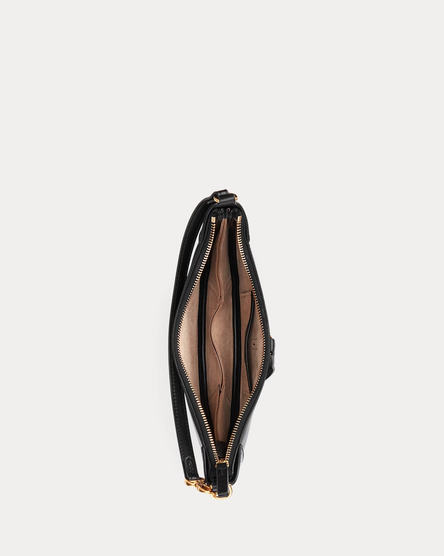Polo Id Calfskin Mini Shoulder Bag - Black