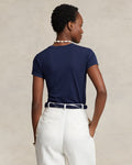 Cotton Jersey Crewneck T-Shirt - Cruise Navy