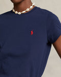 Cotton Jersey Crewneck T-Shirt - Cruise Navy