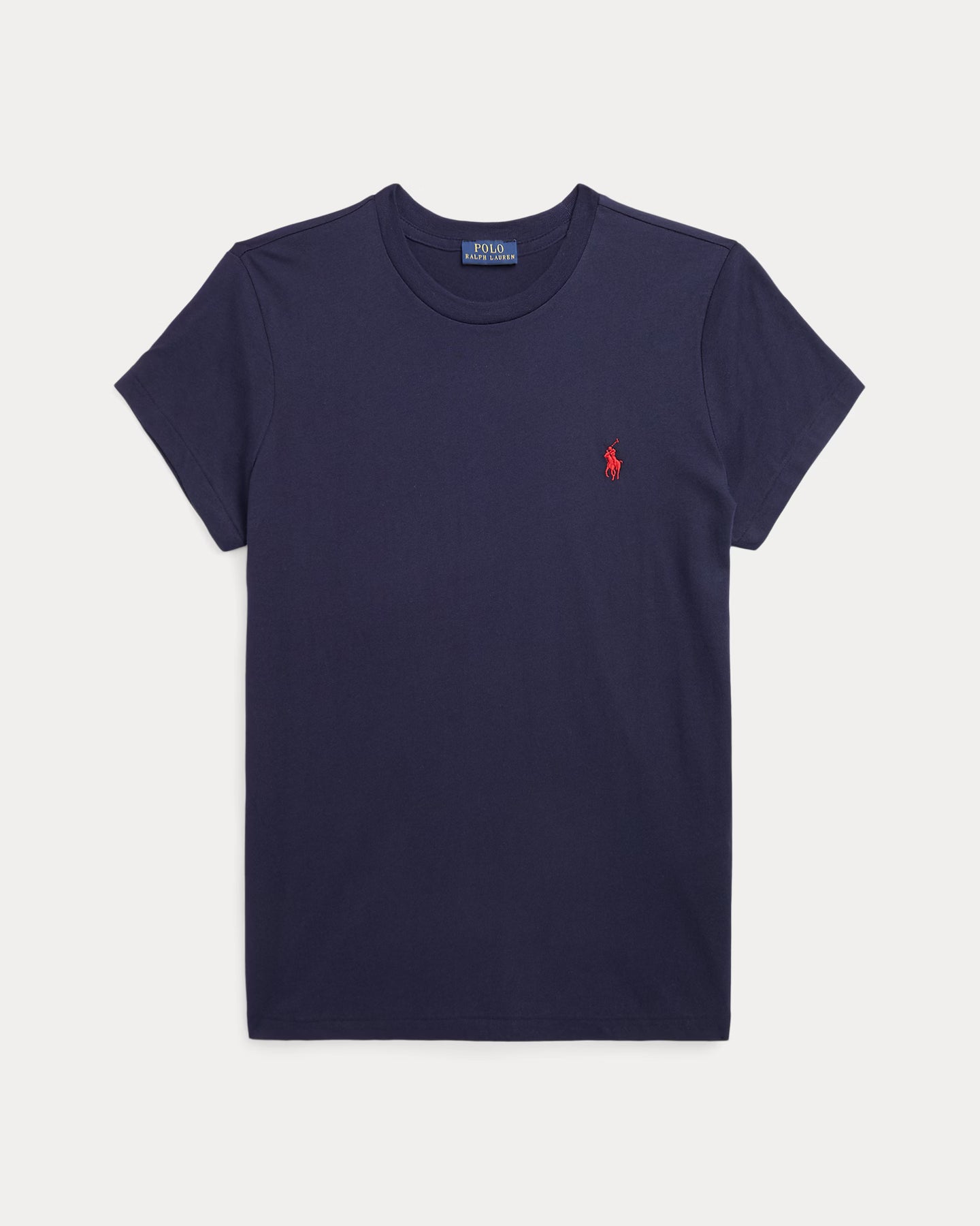 Cotton Jersey Crewneck T-Shirt - Cruise Navy