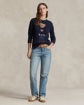 Polo Ralph Lauren Bear Sweater - Navy Multi