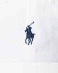 The Iconic Cotton Chino Ball Cap - White/Newport Navy