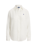 Classic Fit Linskjorta - Classic Oxford White