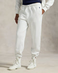 Fleece Drawstring Tracksuit Bottoms - Vit