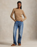 Julianna Long Sleeve Pullover - Camel Melange