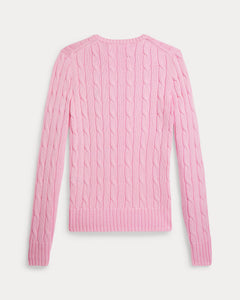 Julianna Long Sleeve Cotton Pullover - Carmel Pink
