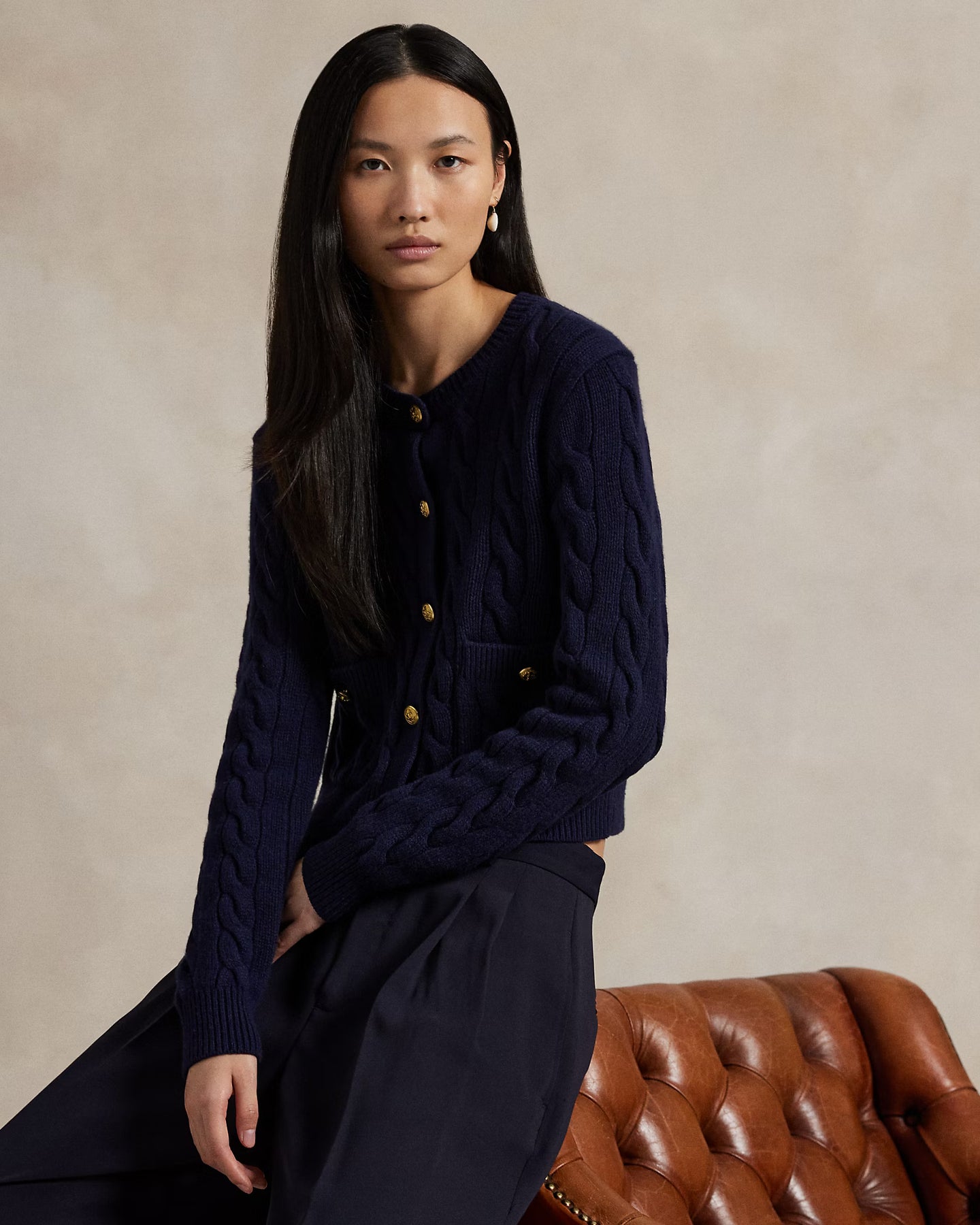 Polo Ralph Lauren Sweater-Cardigan - Hunter Navy