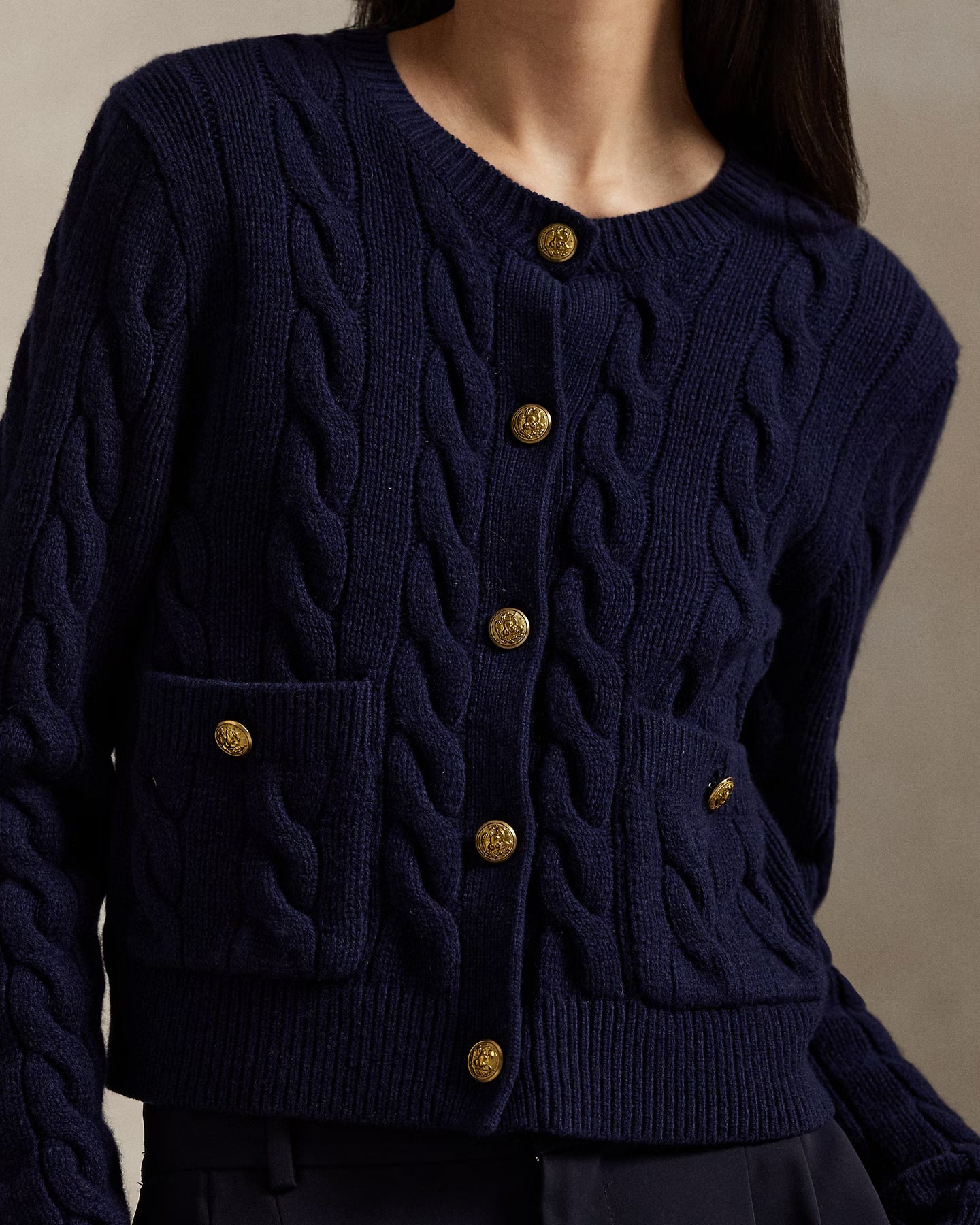 Polo Ralph Lauren Sweater-Cardigan - Hunter Navy