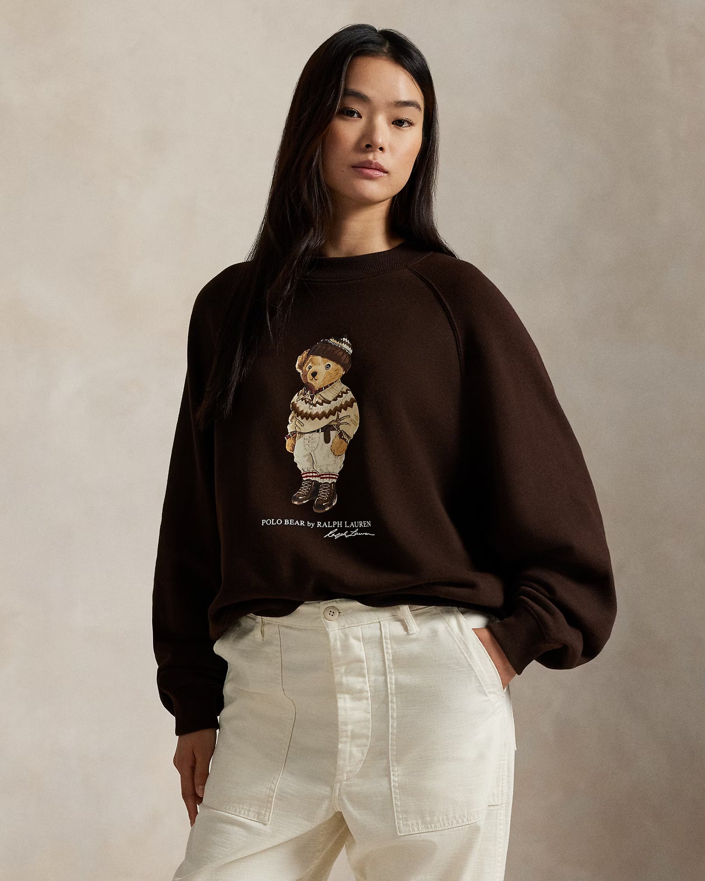 Knit-Sweatshirt - Circuit Brown