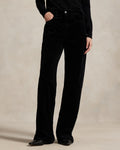 Woven-Wide Leg-Pants - Polo Black