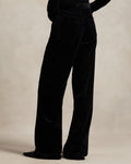 Woven-Wide Leg-Pants - Polo Black