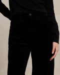 Woven-Wide Leg-Pants - Polo Black