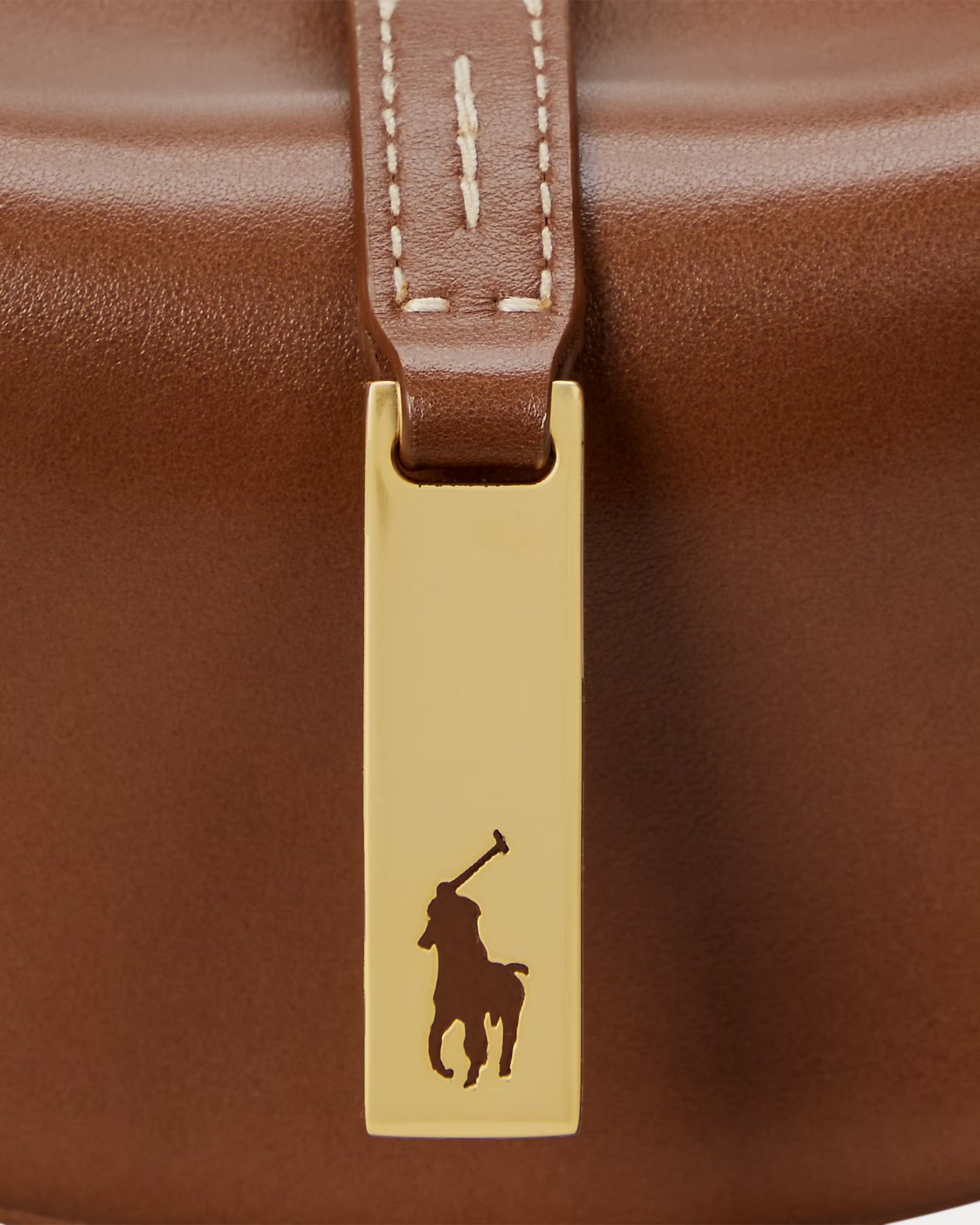 Polo Id Calfskin Mini Shoulder Bag - Cuoio