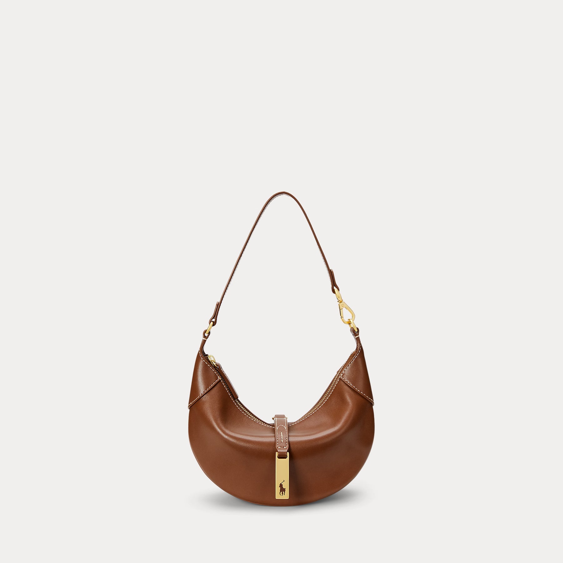 Polo Id Calfskin Mini Shoulder Bag - Cuoio