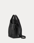 Polo Play Leather Small Tote & Crossbody - Svart
