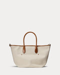 Bellport Canvas Medium Tote - Natural/Navy