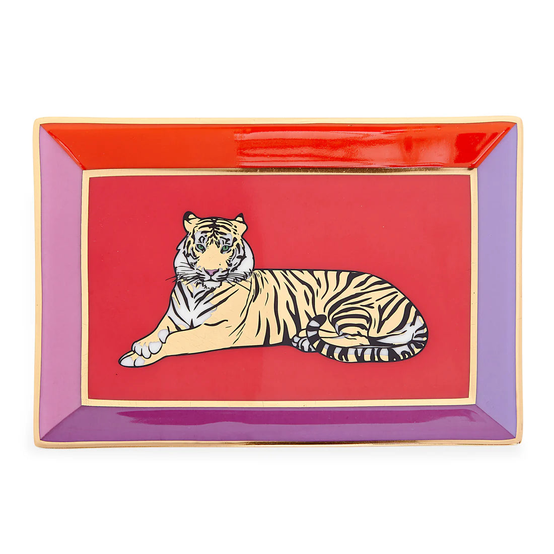 Safari Rectangle Tray - Flerfärgad