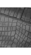 Saint Laurent College Medium Croc Väska - Svart