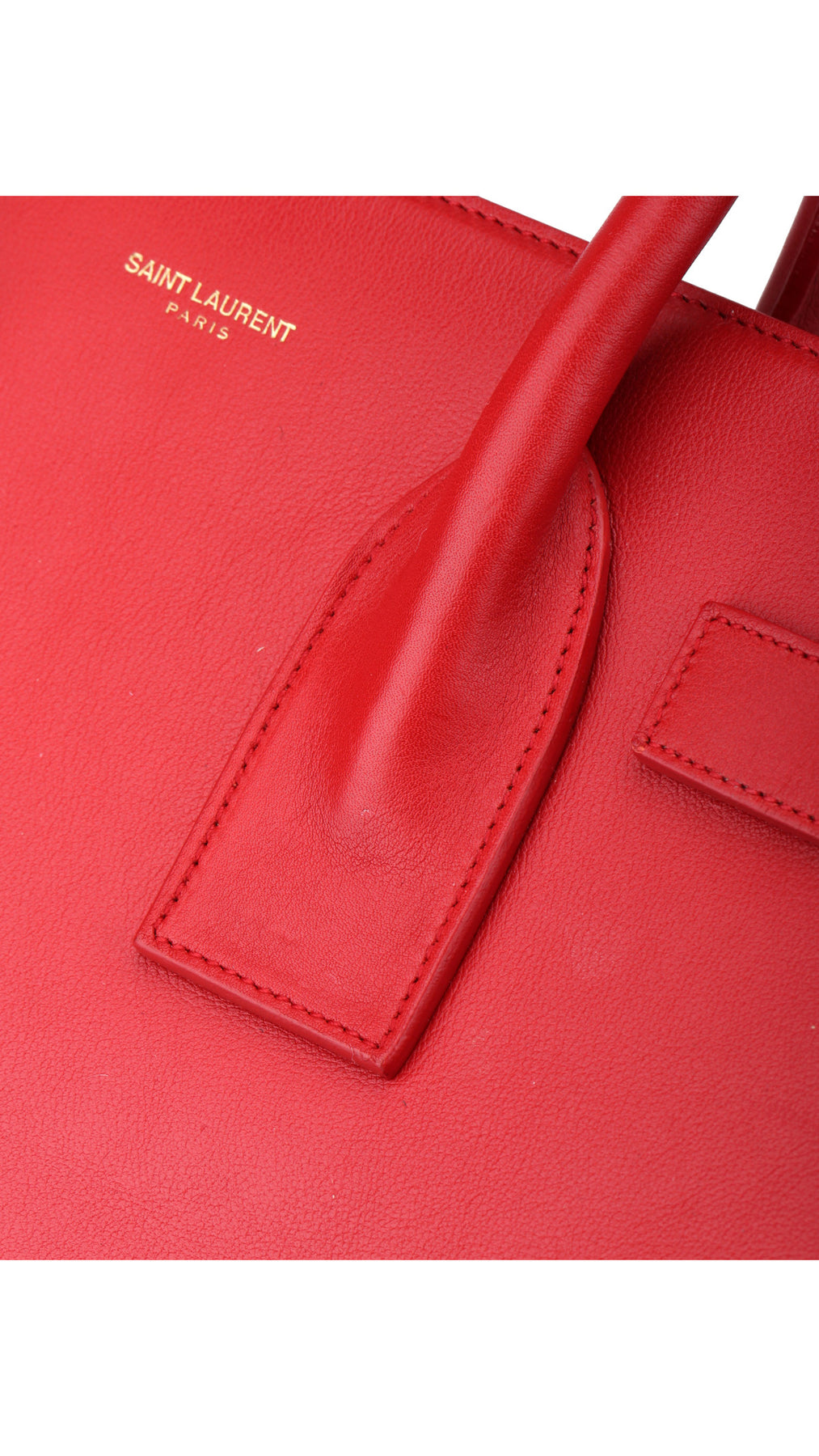 Saint Laurent Sac De Jour Väska - Röd