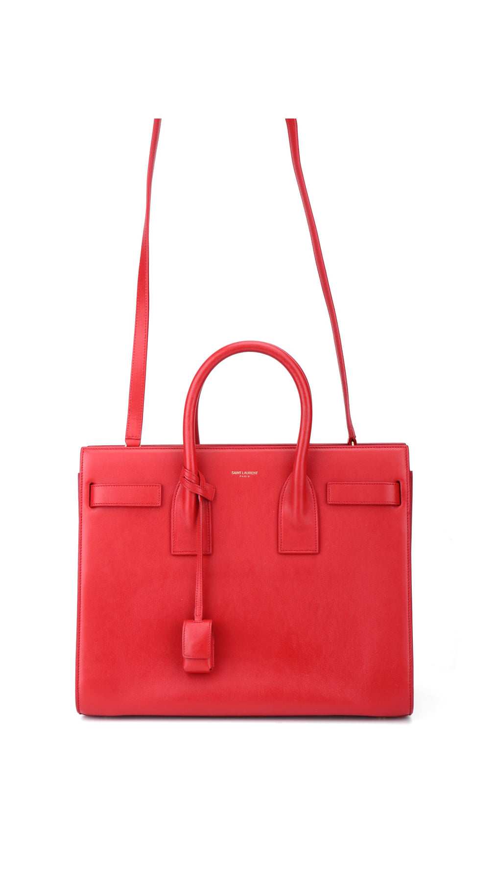 Saint Laurent Sac De Jour Väska - Röd