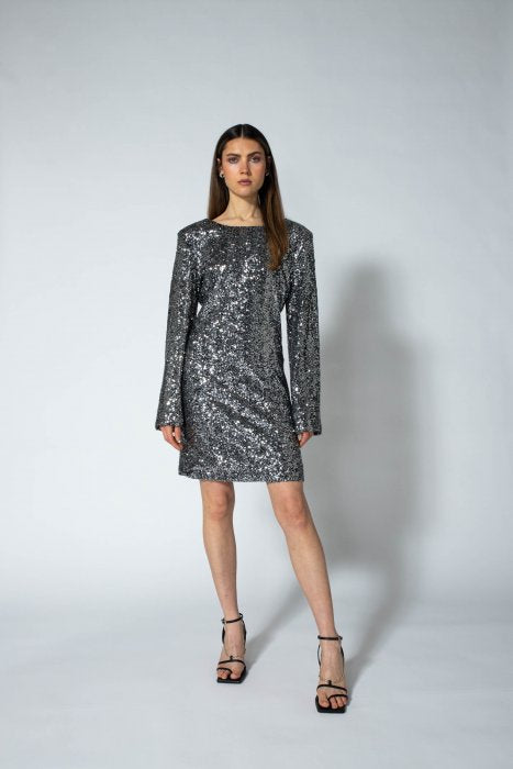 Sandra Dress - Silver